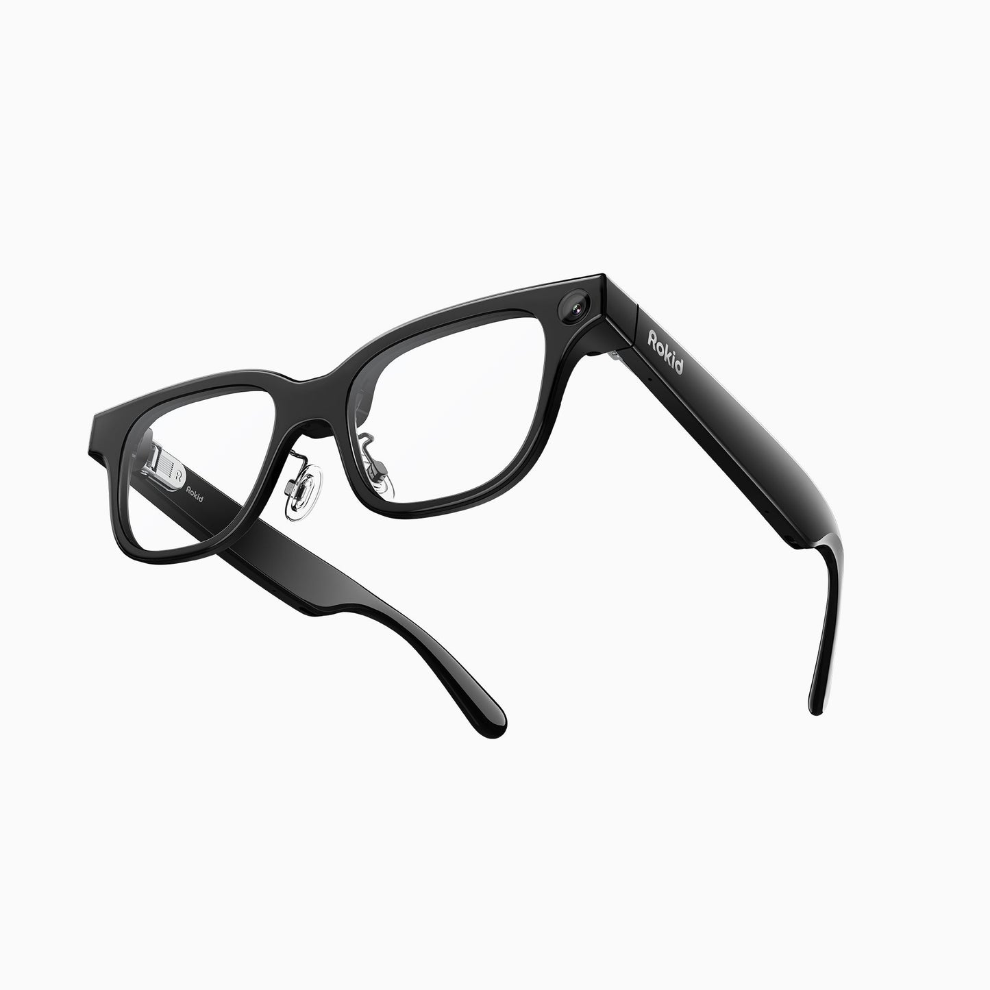 Rokid AI Glasses — 3/4 angled product view